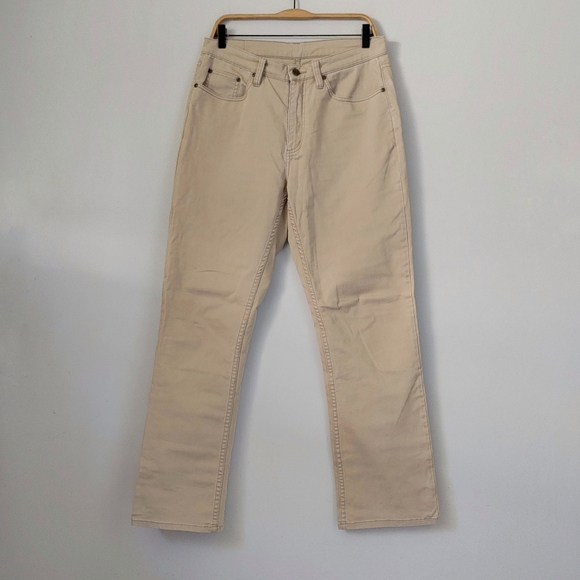 Vintage L.L Bean 1912 Straight Leg Jeans Size 12 Tall Khaki Tan - Picture 2 of 16